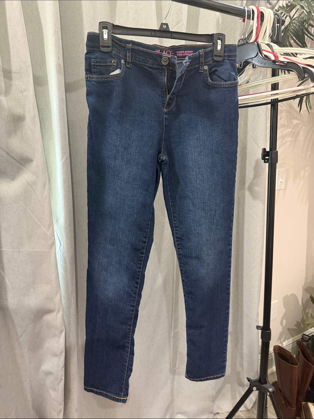 Super Skinny Dark Blue junior Jeans